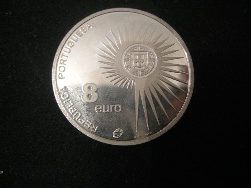 (afbeelding voor) 8 Euromunt Portugal 2004 Proof Uitbreiding Europa